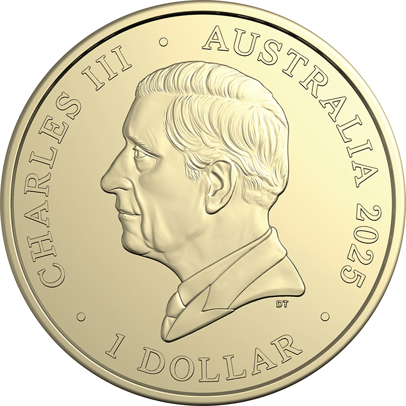 オーストラリア 2025年 王立オーストラリア造幣局創立60周年 1ドル