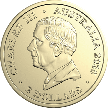 オーストラリア 2025年 オーストラリア通信隊100周年 1ドルアルミ青銅