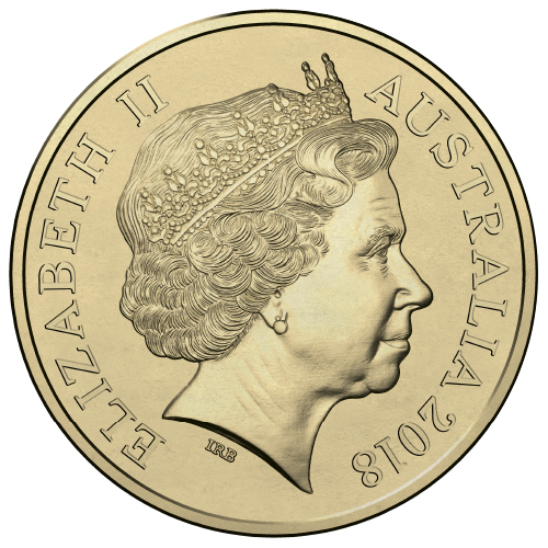 オーストラリア 2018年 オーストラリア 流刑の時代 1ドルアルミ青銅貨 未使用