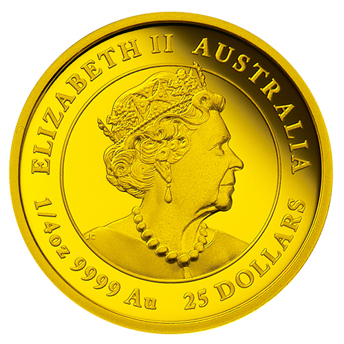 オーストラリア 2020年 第3次 十二支金・銀貨シリーズ 子年鼠図 25ドル