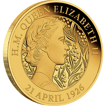 オーストラリア 2021年 女王エリザベス2世生誕95周年 200ドル金貨 プルーフ