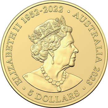 オーストラリア 2023年 ミニコインシリーズ エミュー 5ドル金貨 未使用