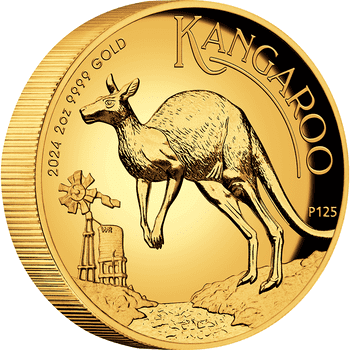 オーストラリア 2024年 カンガルー 200ドル金貨 プルーフ(ハイレリーフ)