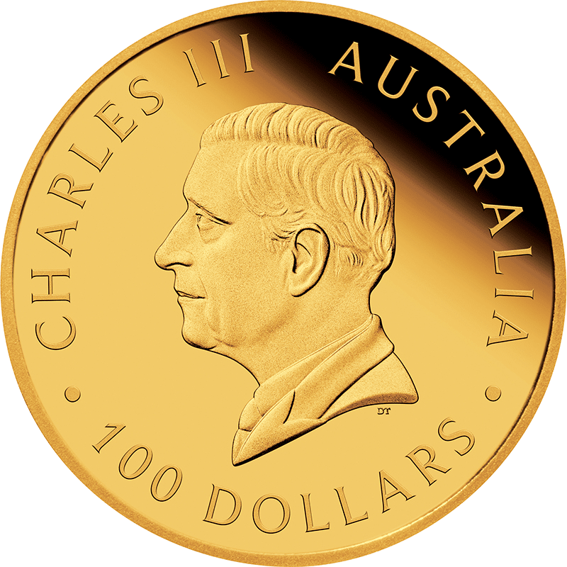 オーストラリア 2024年 パース造幣局創立125周年 100ドル金貨 １オンス 