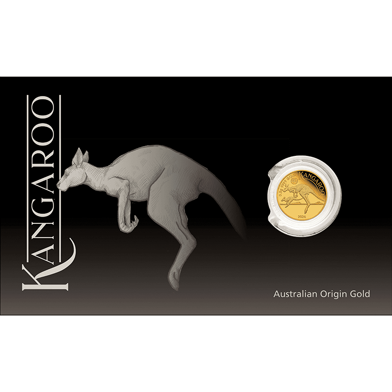 オーストラリア 2026年 ミニカンガルー 2ドル金貨 プルーフ