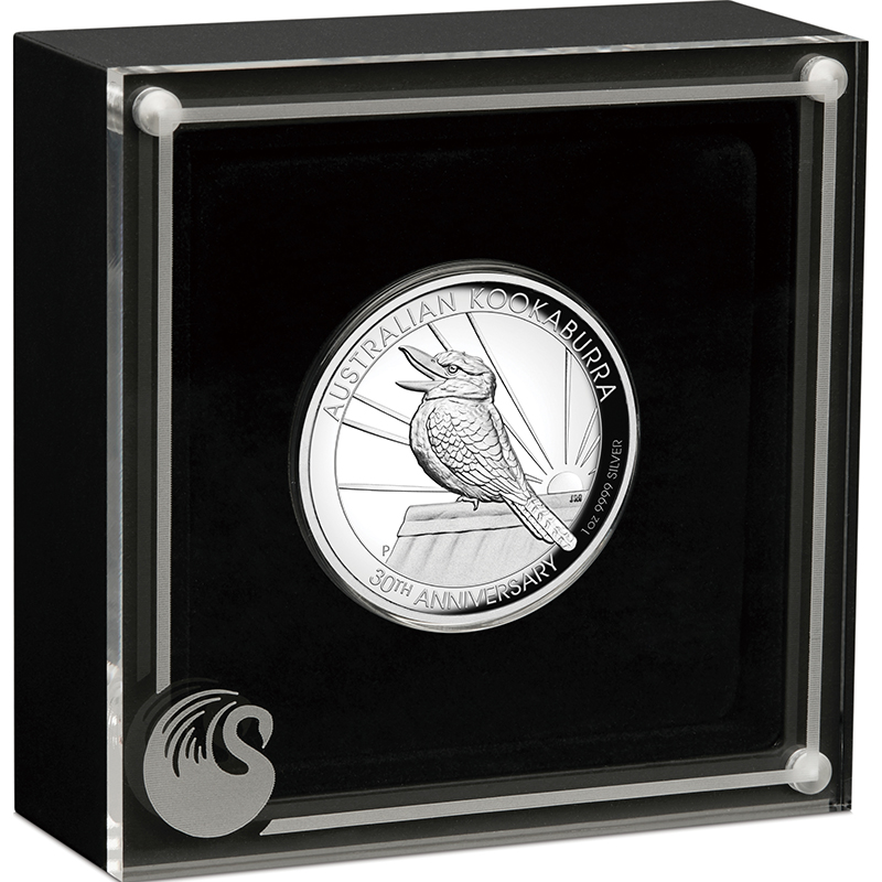 オーストラリア 2020年 ワライカワセミ 発行30周年 1ドル銀貨 プルーフ