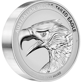 オーストラリア 2022年 オナガイヌワシ 10ドル銀貨 リバースプルーフ（ハイレリーフ）