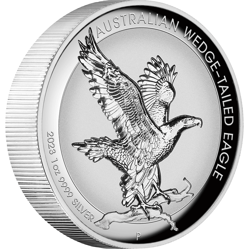 オーストラリア 2023年 オナガイヌワシ 1ドル銀貨 プルーフ(ハイ