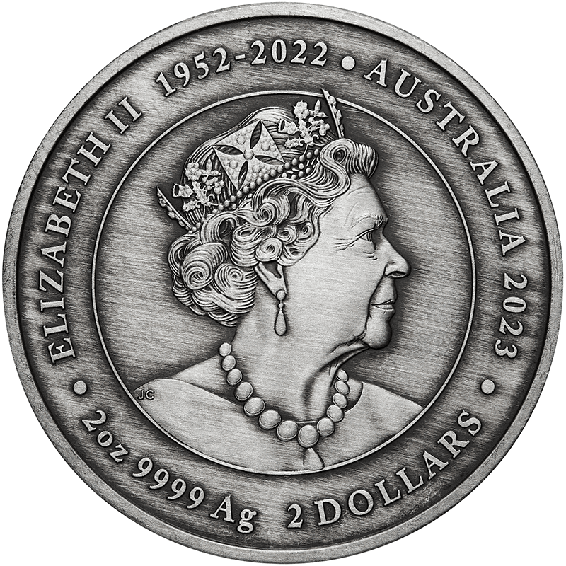 オーストラリア 2023年 ヨンカ 2ドルカラー銀貨 アンティーク仕上げ | オンラインショップ | 泰星コイン株式会社