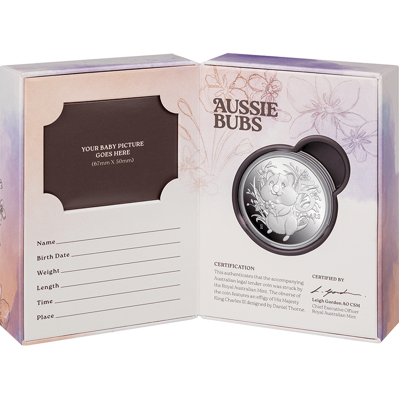 オーストラリア 2025年 オージー・バブズ 5ドル銀貨 プルーフ