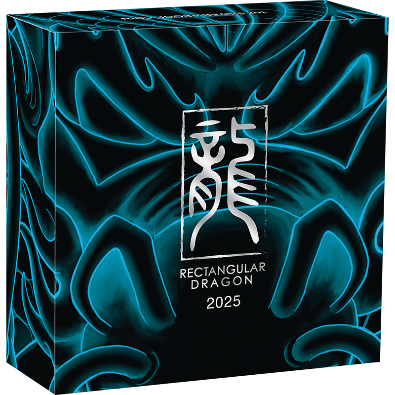 オーストラリア 2025年 東洋のドラゴン 1ドル長方形銀貨