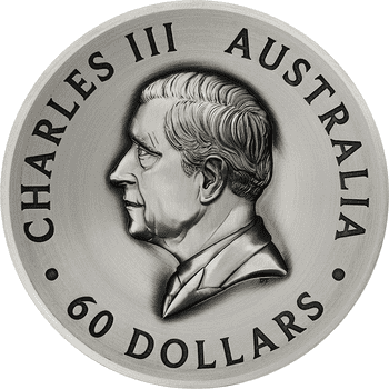 オーストラリア 2025年 オナガイヌワシ 1ドル銀貨 リバースプルーフ