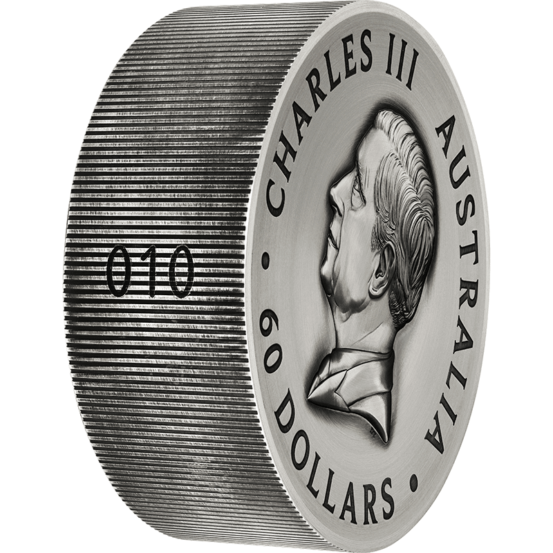 外国銀貨　オーストラリア銀貨　2025年 供給元問合せ】 オーストラリア 2025年 3匹の蝶 60ドル銀貨 2キロ