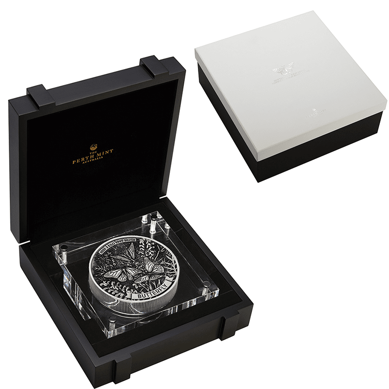 供給元問合せ】 オーストラリア 2025年 3匹の蝶 60ドル銀貨 2キロ