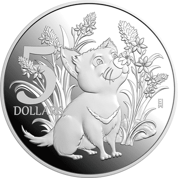 オーストラリア 2024年 ワライカワセミ 8ドル銀貨 プルーフ(ハイ