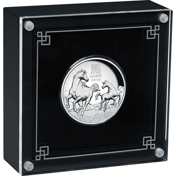 オーストラリア 2026年 第3次 十二支金・銀貨シリーズ ＜午年馬図＞ 1