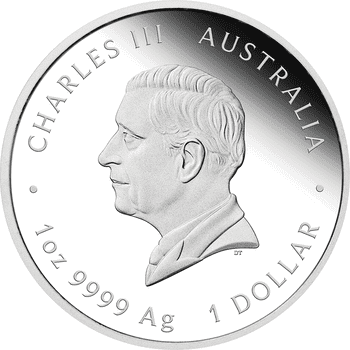 オーストラリア 2025年 ワライカワセミ発行35周年 8ドル銀貨 プルーフ