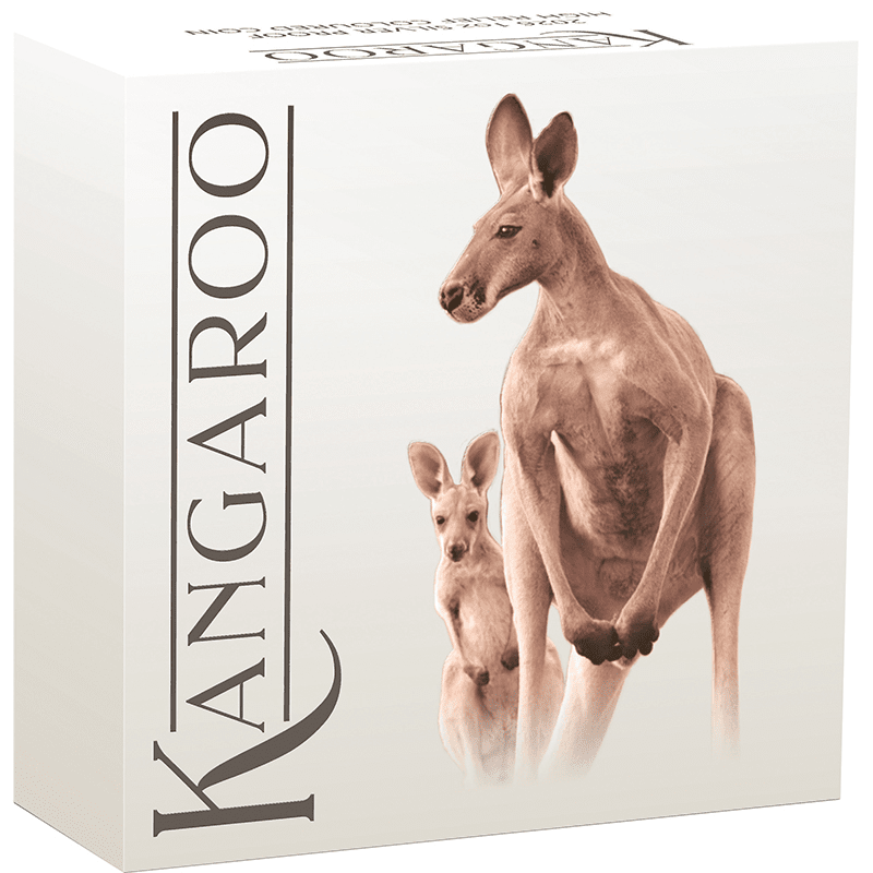 オーストラリア 2026年 カンガルー 1ドルカラー銀貨 プルーフ（ハイ