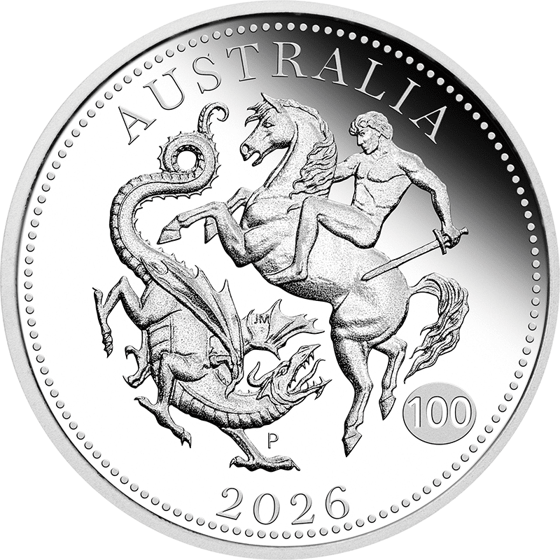 オーストラリア 2026年 ソブリンプルーフ銀貨 25セント銀貨 プルーフ