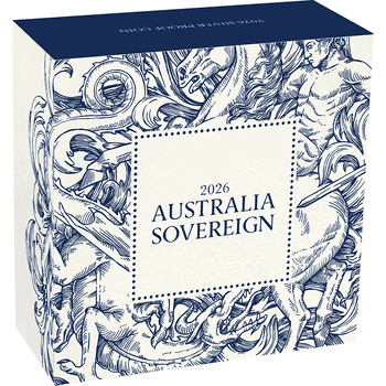 オーストラリア 2026年 ソブリンプルーフ銀貨 25セント銀貨 プルーフ