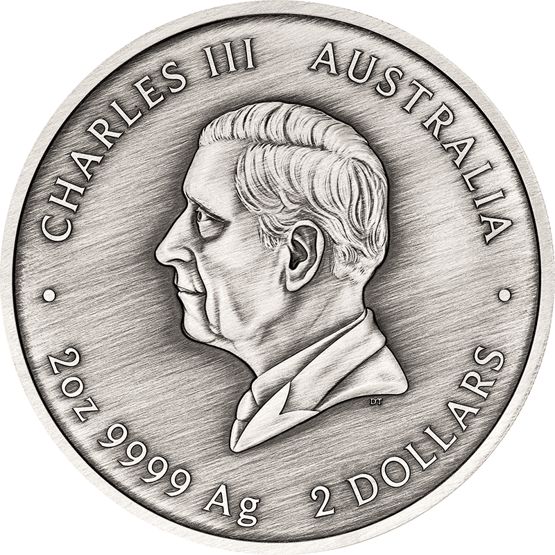 オーストラリア 2026年 ウミガメ ヤウナティ 2ドルカラー銀貨