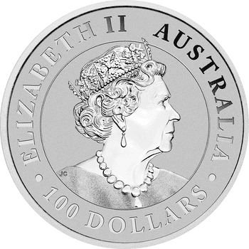 オーストラリア 2022年 オナガイヌワシ 100ドルプラチナ貨 リバースプルーフ