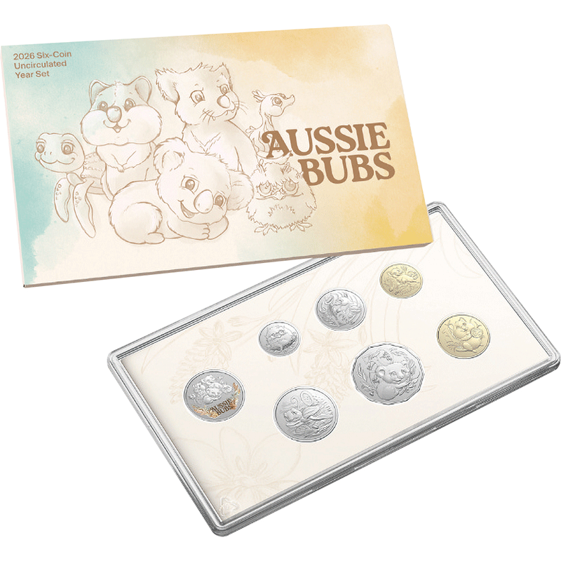 オーストラリア 2026年 オージー・バブズ ベビー通常貨6種未使用セット