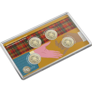 オーストラリア 2024年 パース造幣局創立125周年 1ドル銀貨4種セット