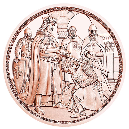 オーストリア 2019年 騎士の物語 冒険心 10ユーロ銅貨 未使用