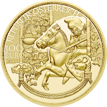 【供給元問合せ】オーストリア 2022年 魅惑の黄金シリーズ 第4次 スキタイ人の黄金 100ユーロ金貨 プルーフ