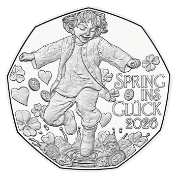 オーストリア 2025年 ダンスに夢中 5ユーロ銅貨 未使用 | オンライン