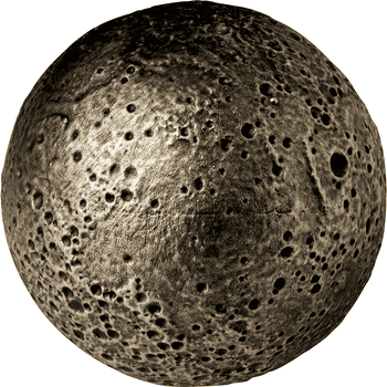 バルバドス 2022年 水星 5ドル球体型カラー銀貨 アンティーク仕上げ