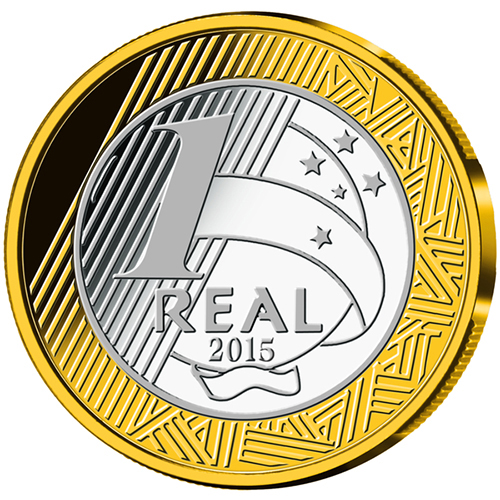 【単品】 ブラジル 2015年 リオ2016オリンピック競技大会公式記念コイン 第２貨 セーリング 1レアルバイメタル貨 未使用