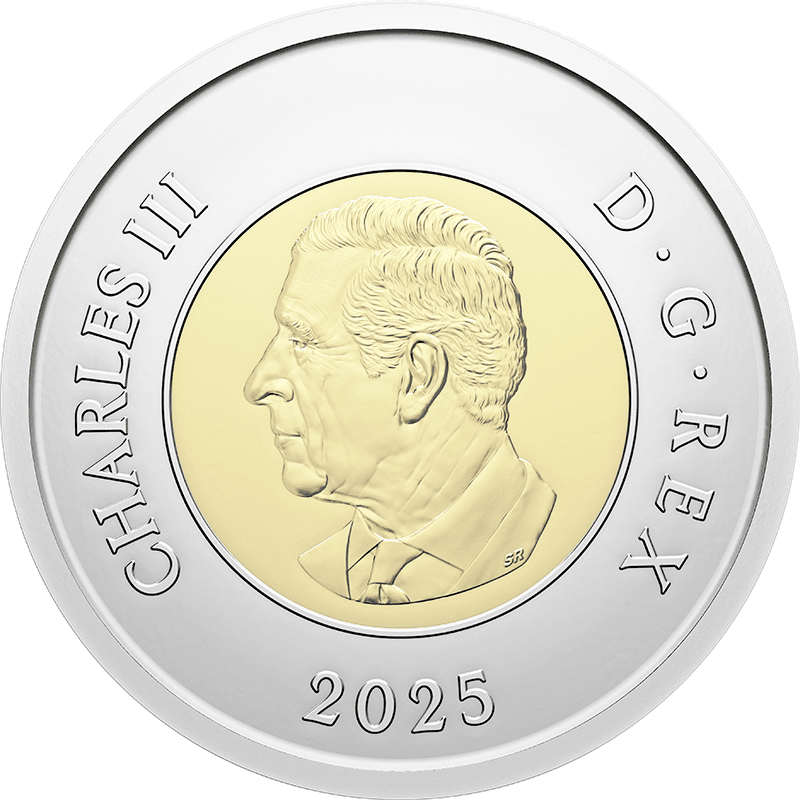 カナダ 2025年 ダフネ・オジグの生涯と芸術を称えて 2ドル貨ロール2種