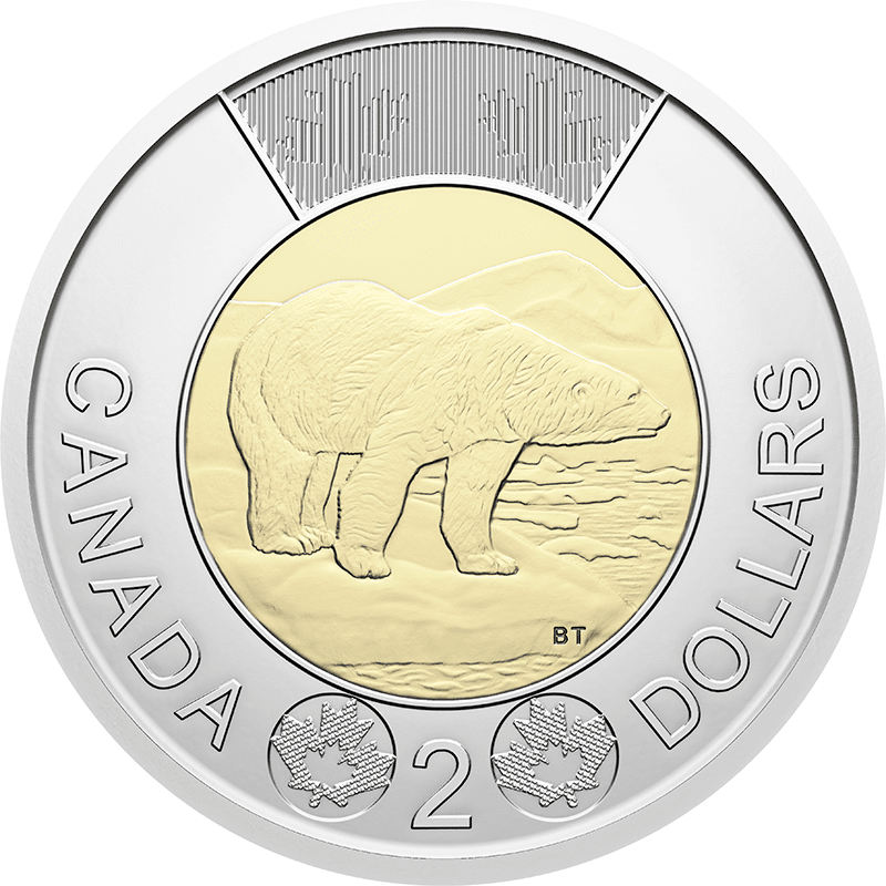 カナダ 2026年 トゥーニー導入30周年 2ドル貨25枚ロール 未使用