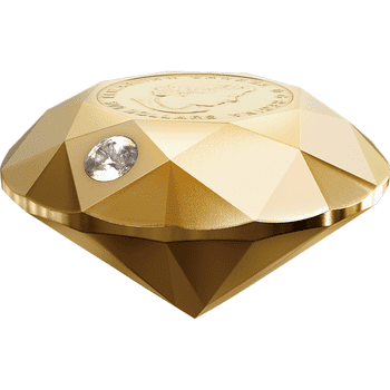 カナダ 2022年 ダイヤモンドの輝き 500ドル金貨ダイヤモンド付 艶消しプルーフ