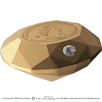 カナダ 2023年 ダイヤモンドの輝き 500ドル金貨ダイヤモンド付 艶消しプルーフ