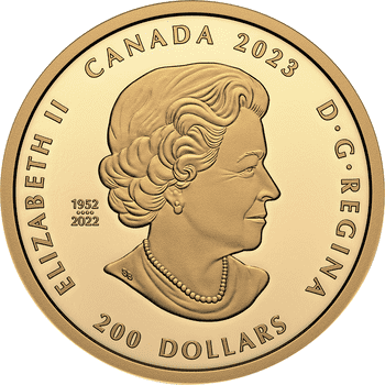 カナダ 2023年 ダイヤモンドの輝き 最終貨 200ドル金貨ダイヤモンド付 プルーフ(ウルトラハイレリーフ)