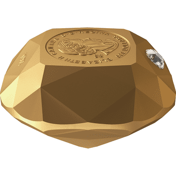 【供給元問合せ】カナダ 2024年 ダイヤモンドの輝き 500ドル金貨ダイヤモンド付 艶消しプルーフ