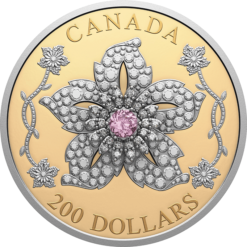 供給元問合せ】カナダ 2025年 ウィリアムソン・ダイヤモンド・ブローチ