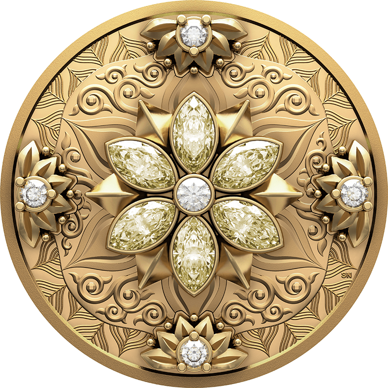 供給元問合せ】 カナダ 2025年 ダイヤモンドの輝き 光を放つ煌めき 200