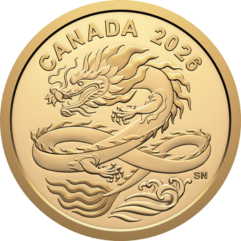 カナダ 2025年 エレガントなメイプルリーフ 20ドルロジウムメッキ銀貨