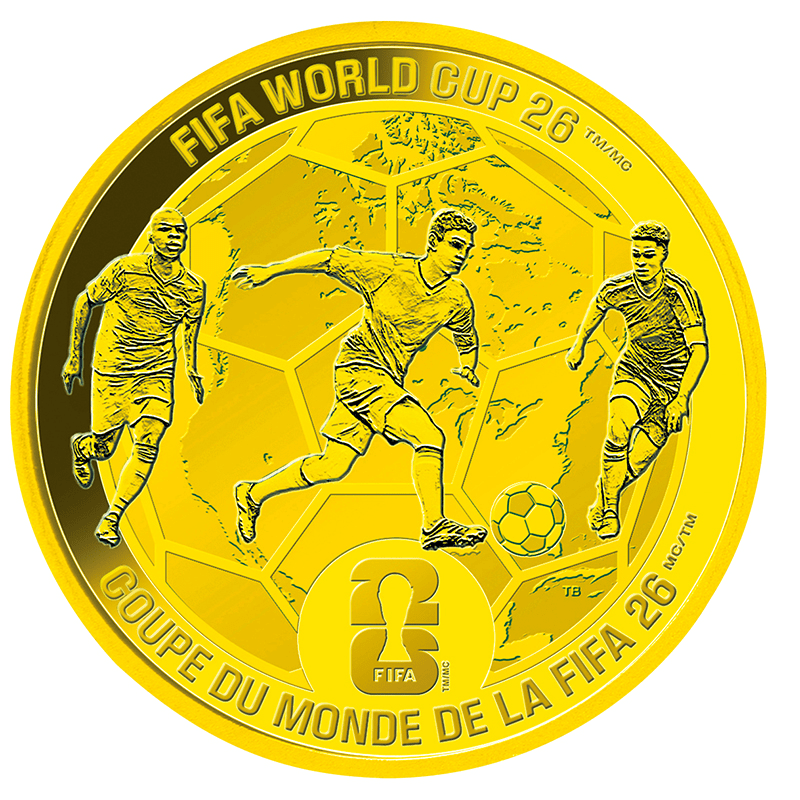 B】 カナダ 2026年 FIFAワールドカップ26公式記念コイン ＜最終予約