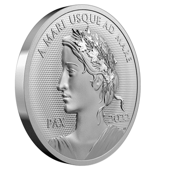 カナダ 2022年 ピースダラー  1ドル銀貨 プルーフ(ウルトラハイレリーフ）