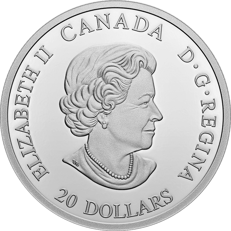 2019 カナダ 自然の４要素 3ドル 正方形 プルーフカラー銀貨 4種セット