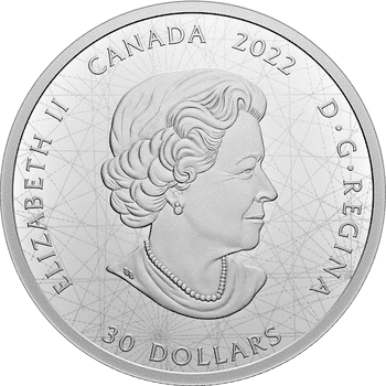 カナダ 2022年 黄道十二星座 30ドルカラー銀貨 プルーフ
