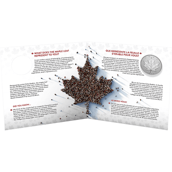 カナダ 2022年 歴史的象徴 メイプルリーフ 5ドル銀貨 スペシメン
