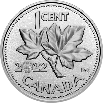 カナダ 2021年 歴史的象徴 最終貨 ナショナルカラー指定100周年 5ドル 