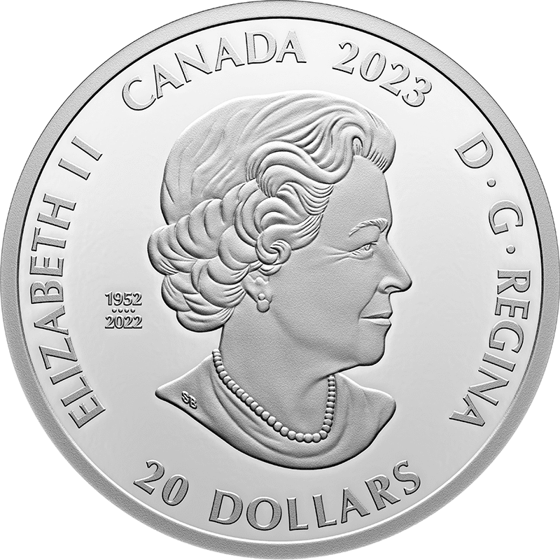 カナダ 2023年 伝承シリーズ ミクマク族の創造物語 20ドル銀貨