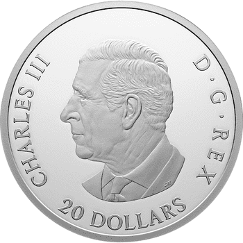 カナダ 2024年 カナダ王室空軍創設100周年 20ドル銀貨 プルーフ